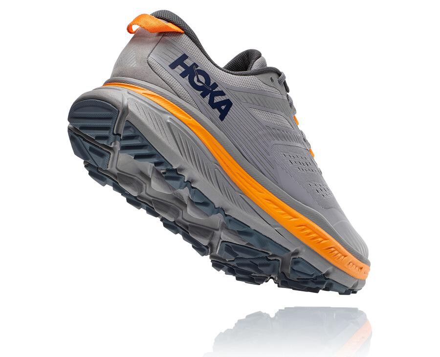 Hoka One One Trailove Tenisky Panske Siva - Stinson Atr 6 - 93504-ESMK